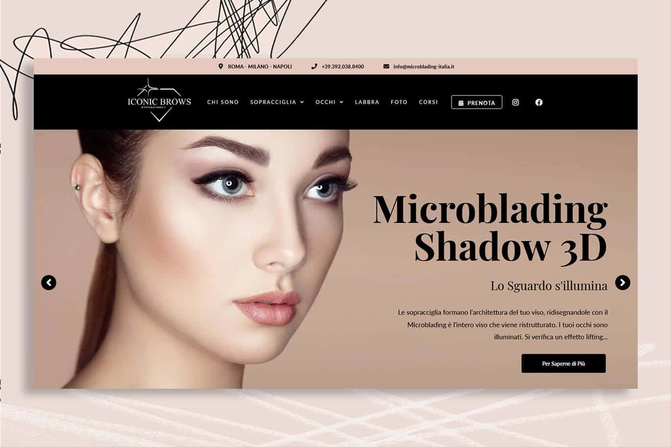 Sito Internet Microblading iconic brows