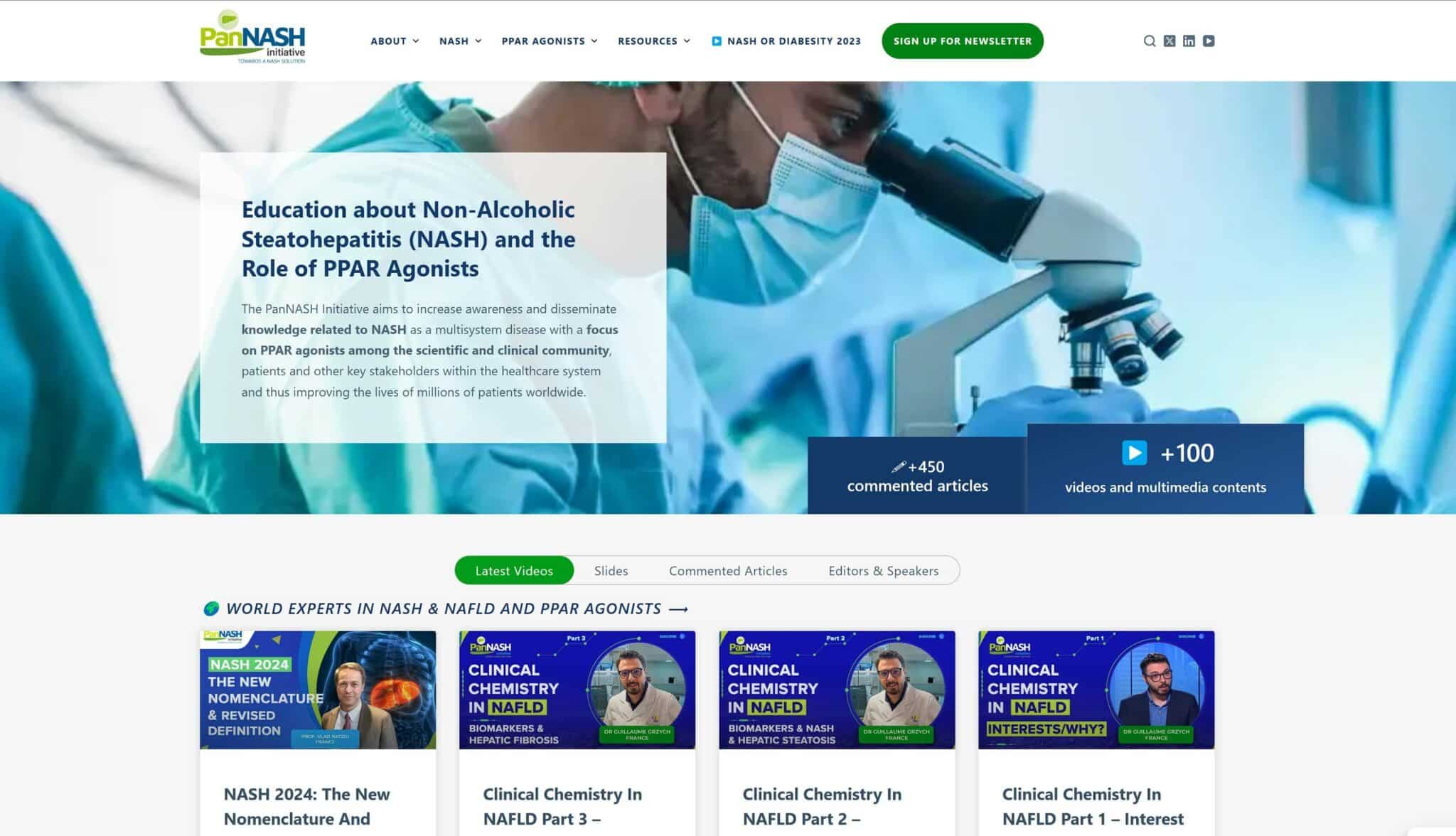 Pannash website